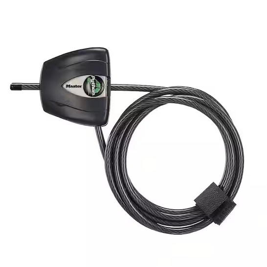 Master Lock Cable Lock with Key, Adjustable to 6 ft. Long