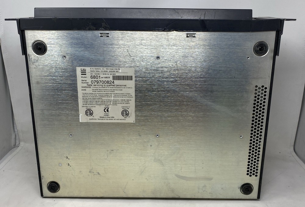 E-mu Systems E4X Turbo Model 6801/6820 Emulator Sampler *READ*