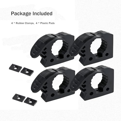 Shovel Holder & Tool Handle Mount, Quick-Release Molle Panel Large - 4 Pack