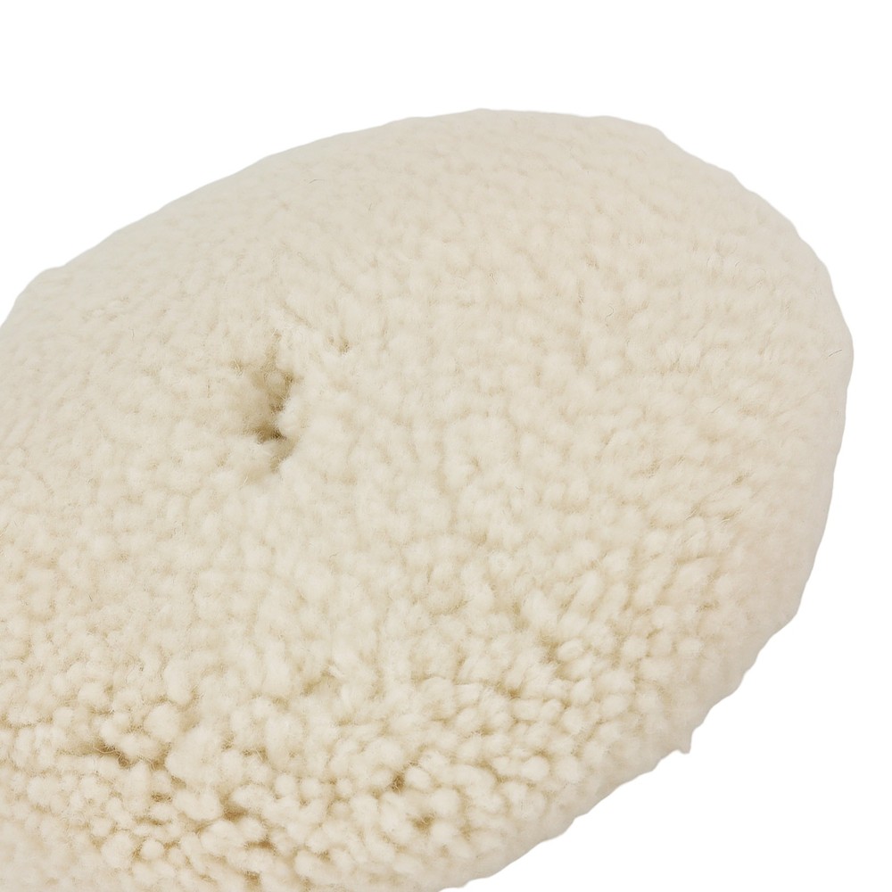 7 Inch Wool Polishing Sponge Pad Hook Loop for Buffer Compound Backing Plate