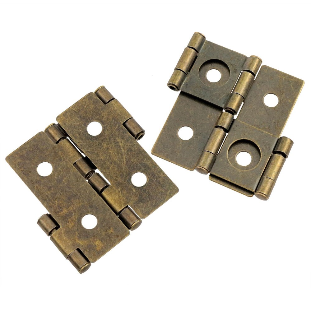 Bronze Double Folding Screen Hinges 360 Degree Rotation 8 Pack Iron Screws