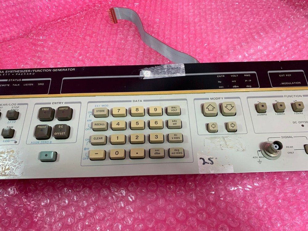 Agilent Keysight HP 3325A Function Generator "Panel + Buttons" + 03325-66505