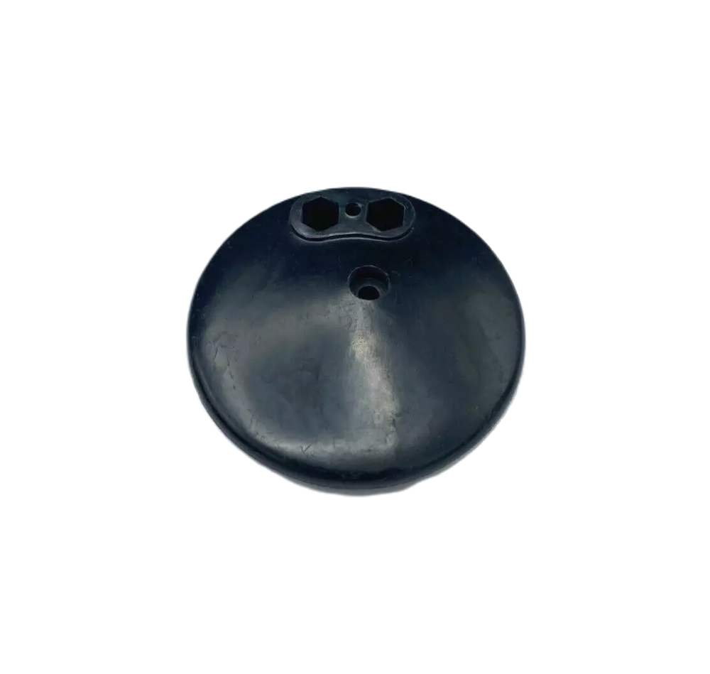 LUCAS TYPE DYNAMO END COVER CAP (OFF SET FIXING STUD) - UK SUPPLIED