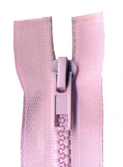 40cm Pink Open End Chunky Zip