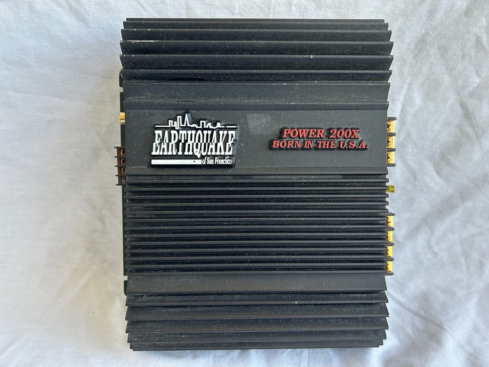 Vintage Old School Earthquake Power 200X Amplifier - Performs Excellent
