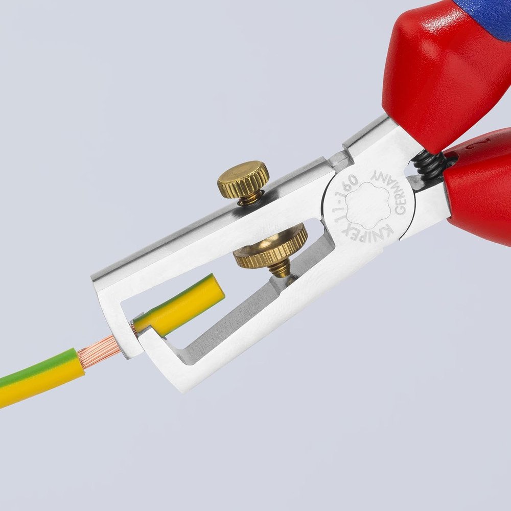 - End-Type Wire Stripper, Chrome, Multi-Component (1105160), 6.25