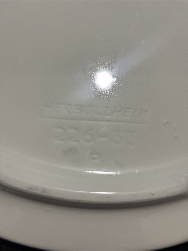 Herbolzheim Cake Plate Blue 13” D