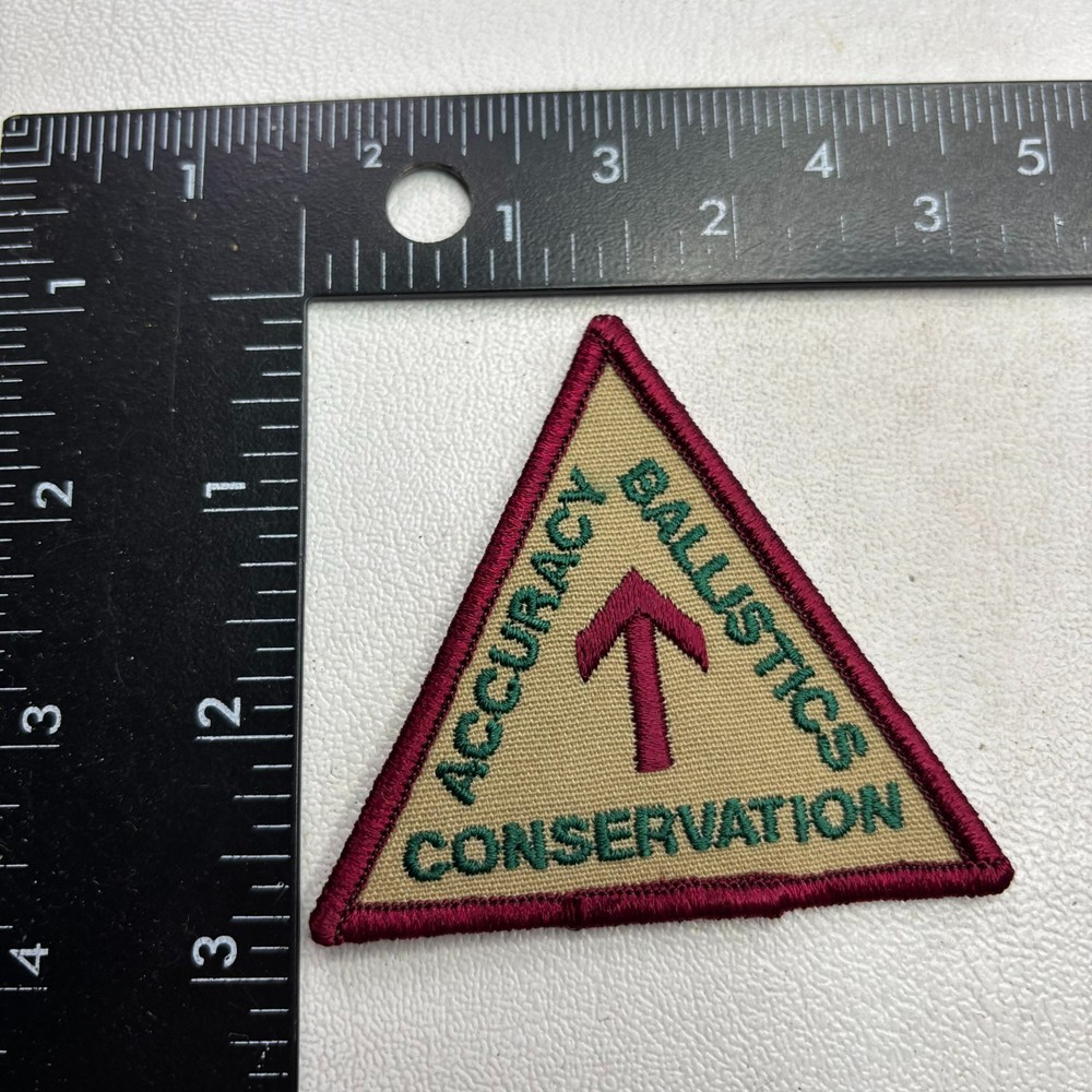 ACCURACY BALLISTICS CONSERVATION Patch 59ST