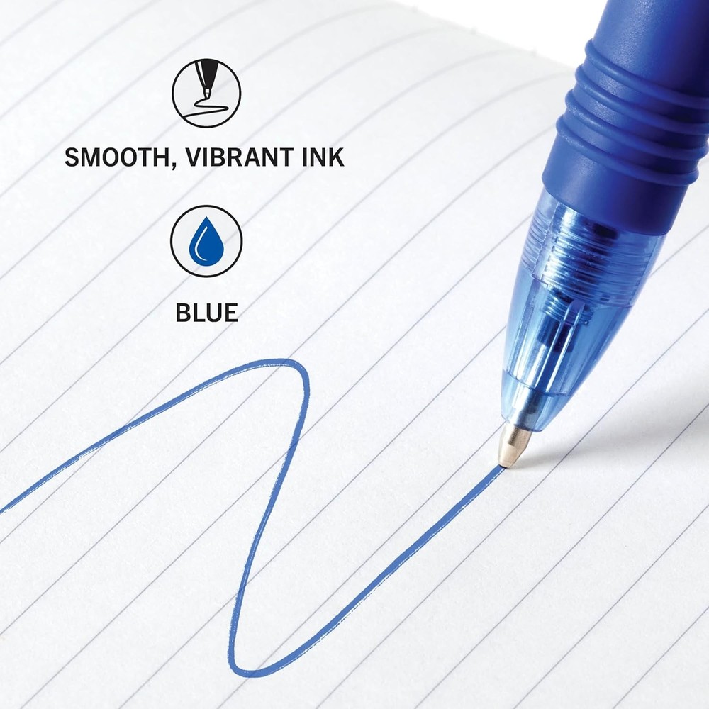 Z-Grip Retractable Ballpoint Pen 12 Pack Blue Ink Medium Point