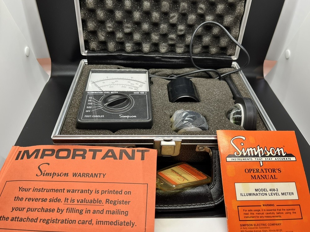 Simpson 408-2 Illumination Level Meter