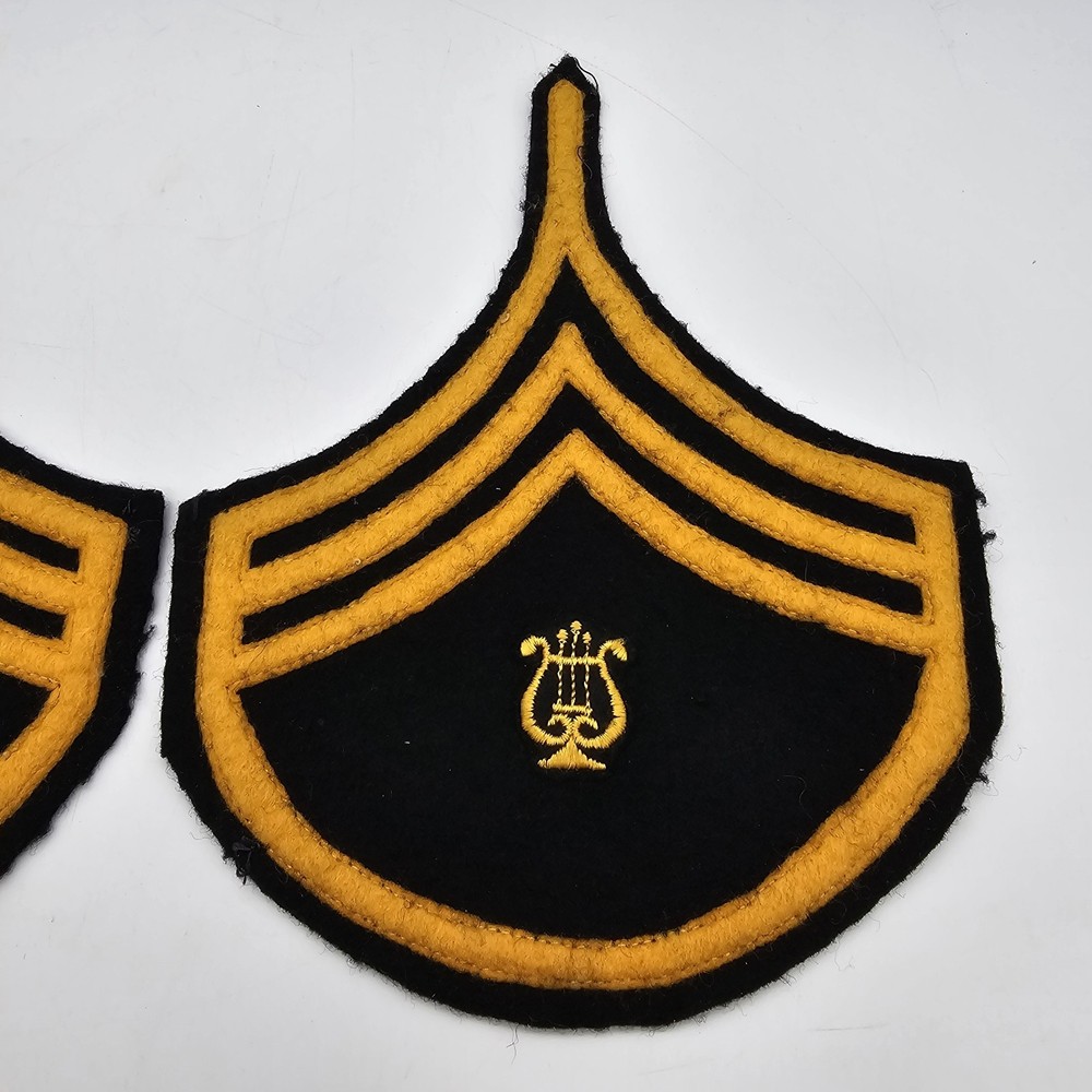 WW2 US Army Calvary Sergeant Band Patch Pair