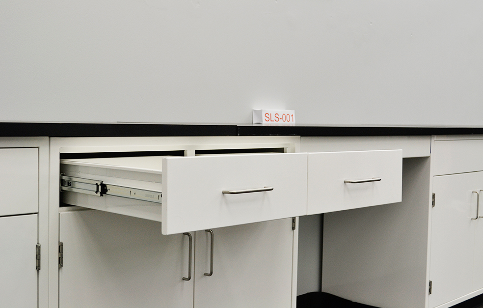 17' Laboratory Cabinet Group w/ Desk Area / Case Work / Tops / E2-300