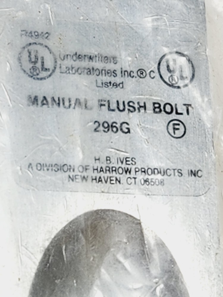 Ives Manual Flush Bolt