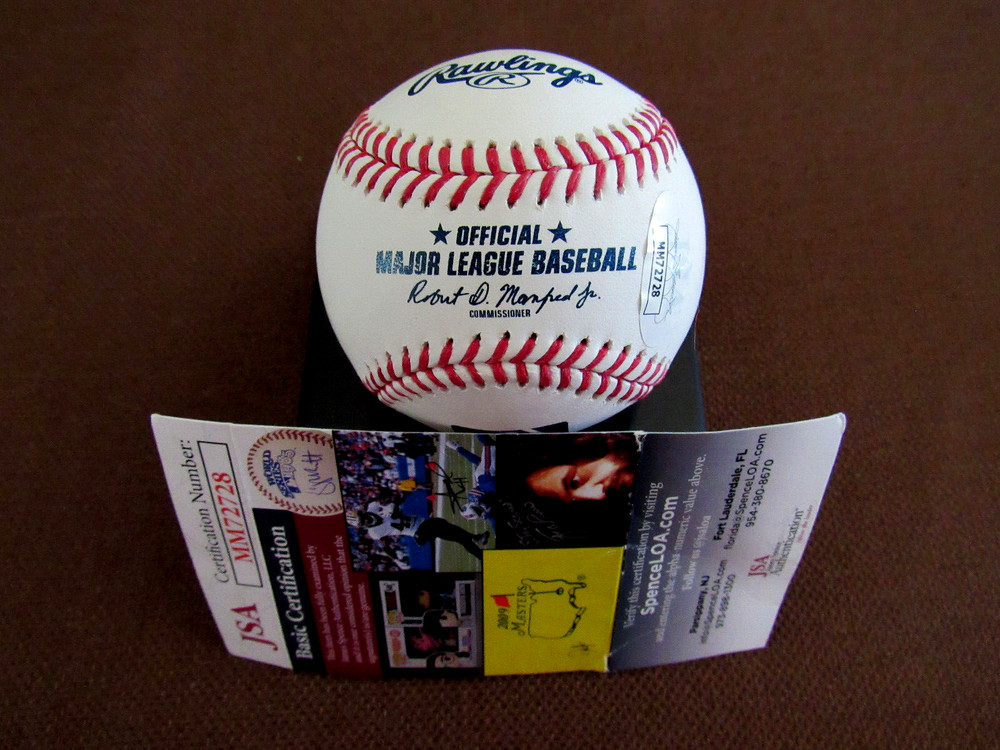 KAROL BO BOBKO STS51 FIRST ATLANTIS COMMANDOR ASTRONAUT SIGNED AUTO BASEBALL JSA