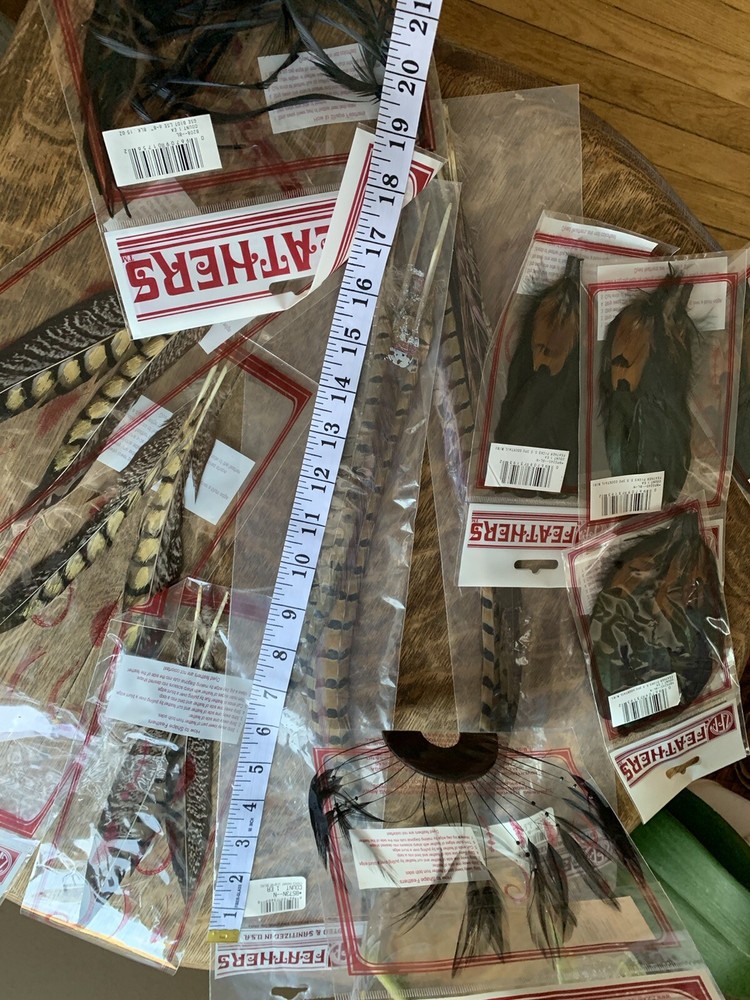 Natural looking Pheasant Feather lot
