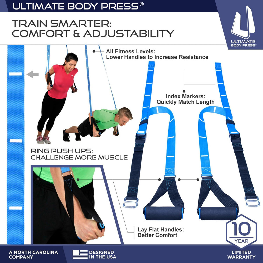 Joist Mount Pull up Bar with Extra Hardware and Mounting Template for Easy Insta