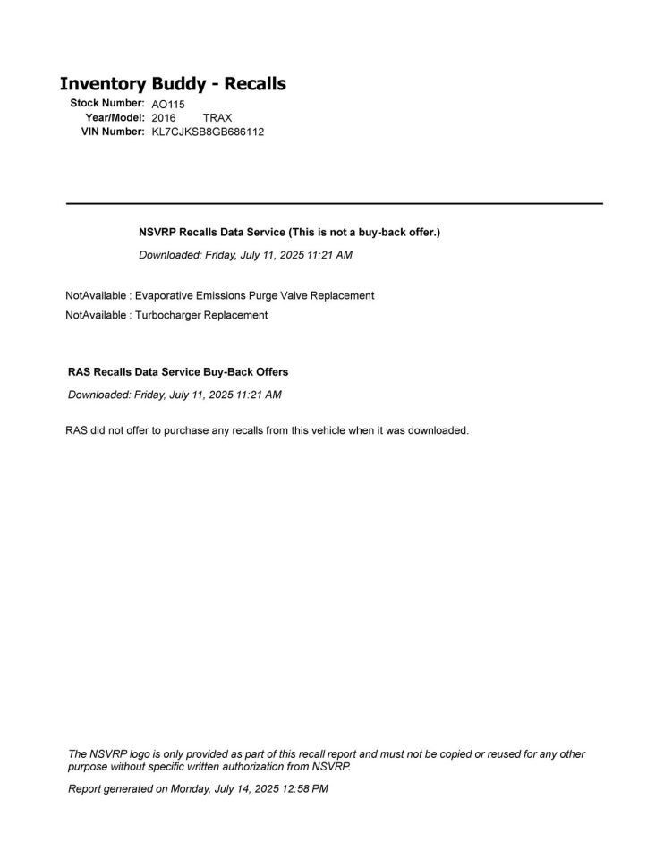 TRAX 2016 Antenna 1250082