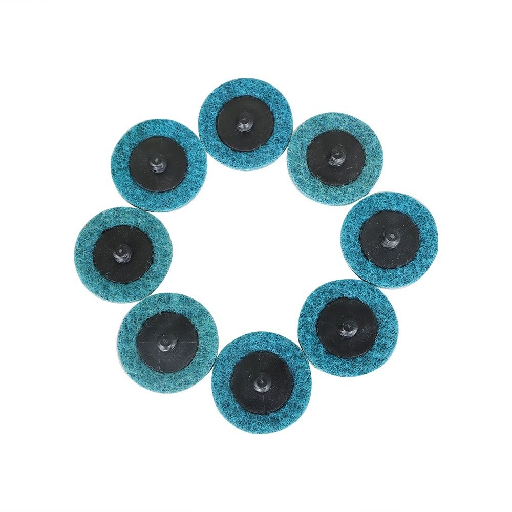 50 Piece 2 In Fine Surface Conditioning Discs Roll Lock Grinder Sanding Pads New