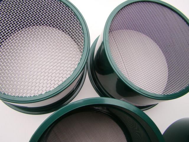 Stackable Plastic Sieve / 4 screens Classifying 1/4"-1/10"-1/20"-1/30" Mesh-Gold