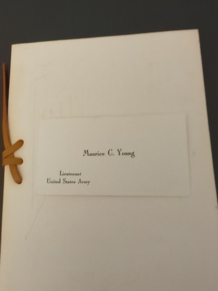 WW II US AIR CORPS TRANSPORT COMMAND GRADUATION PROGRAM CARD ELLINGTON FIELD TX
