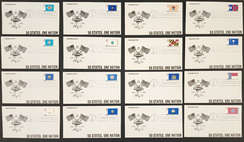 US 1633-1682 FDC SET OF 50