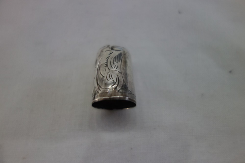 Sterling Silver Hallmarked Thimble (Open Top)