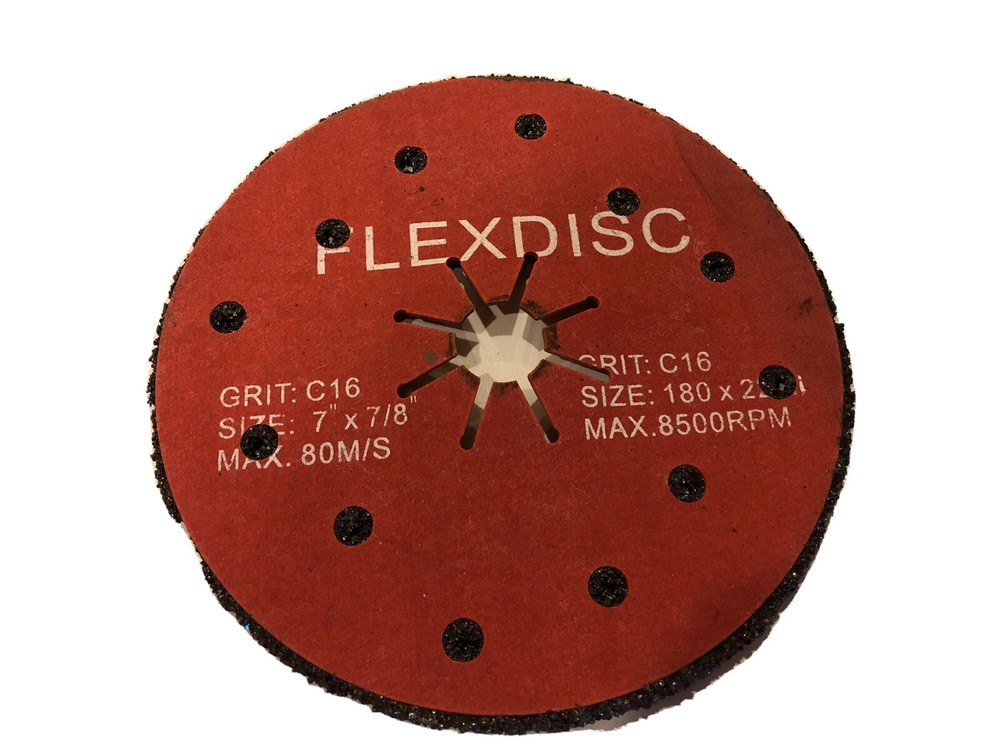 10-pack! 7 inch Sanding Discs Silicon Carbide Rough Surfaces-C16