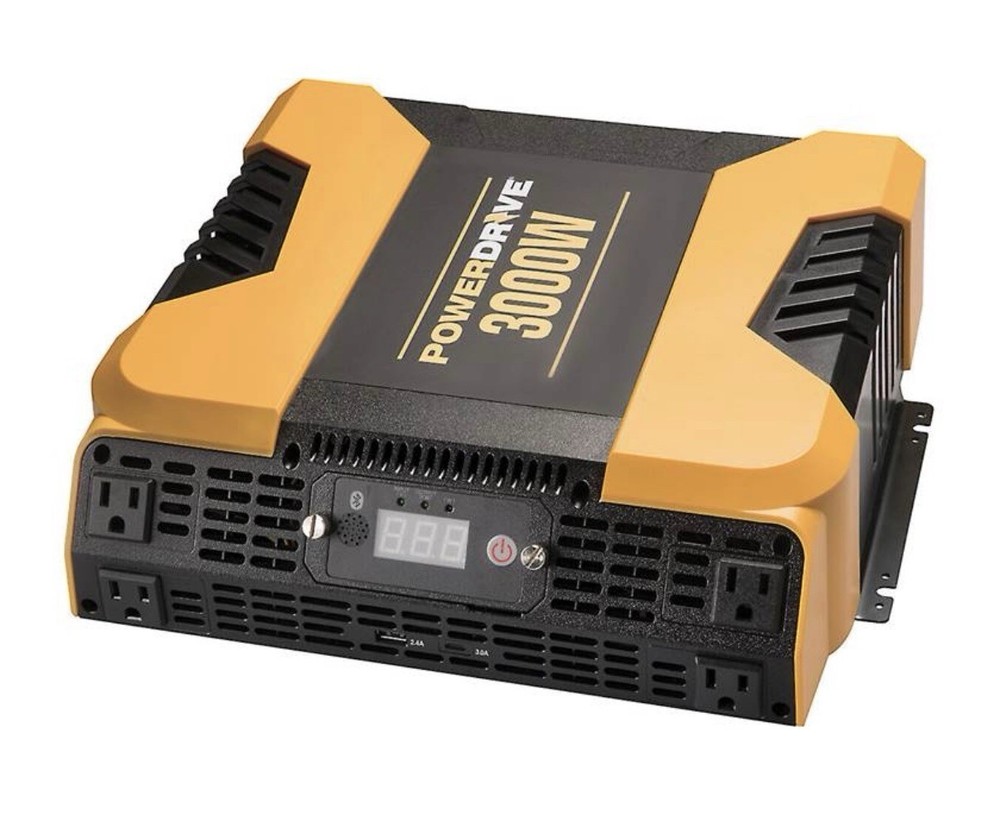 Powerdrive 3000W 4AC 2USB Power Inverter with Bluetooth