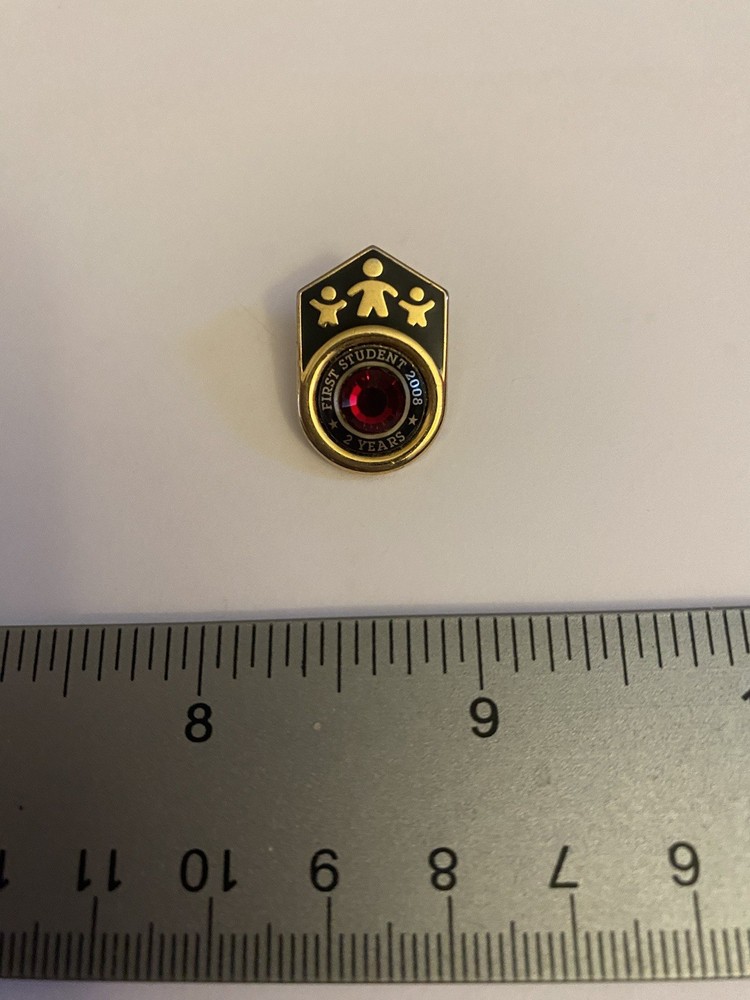 First Student 2008 2 Years Lapel Pin P159