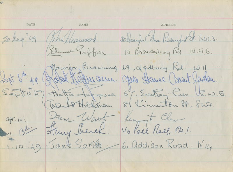 ROBERT HELPMANN - SIGNATURE(S) WITH CO-SIGNERS