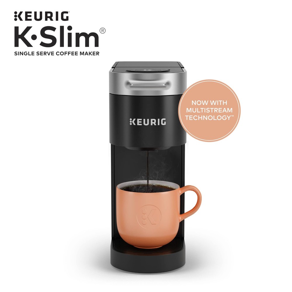 K-Slim Single Serve K-Cup Pod Coffee Maker, Multistream Technology, 3 Brew Si...