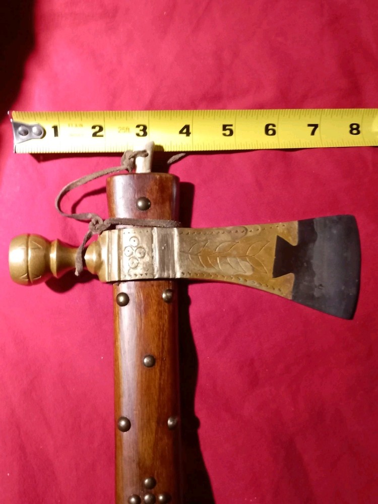 Brass Presentation Pipe Tomahawk