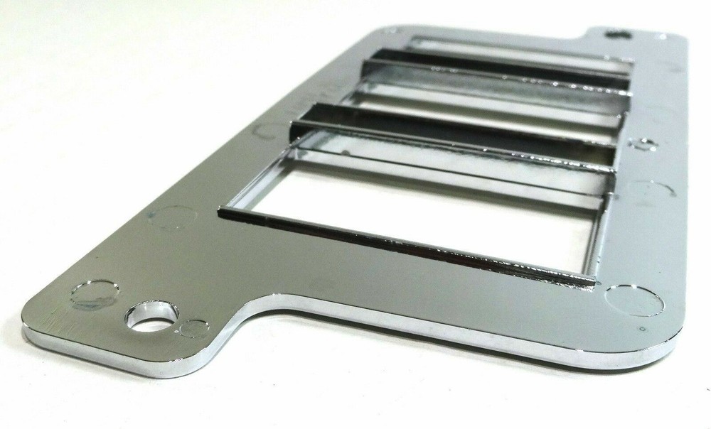 rocker switch panel bottom left side chrome plastic Freightliner Century 3 hole