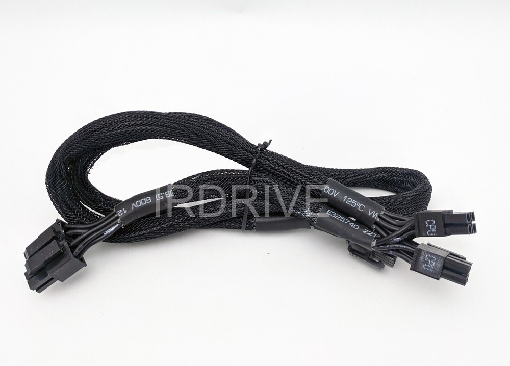 Fully Modular Sleeved 4+4pin CPU Cable Set for PowerSpec® PSX850GFM PSU