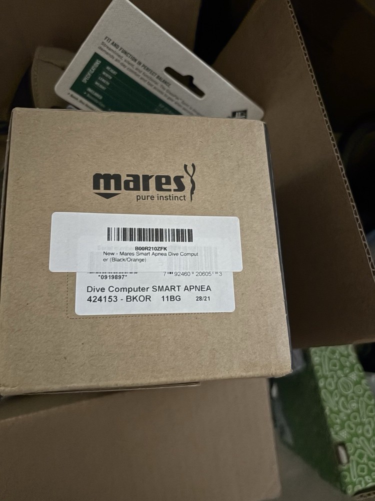 Mares Smart Apnea Dive Computer - Black/Orange (424153)