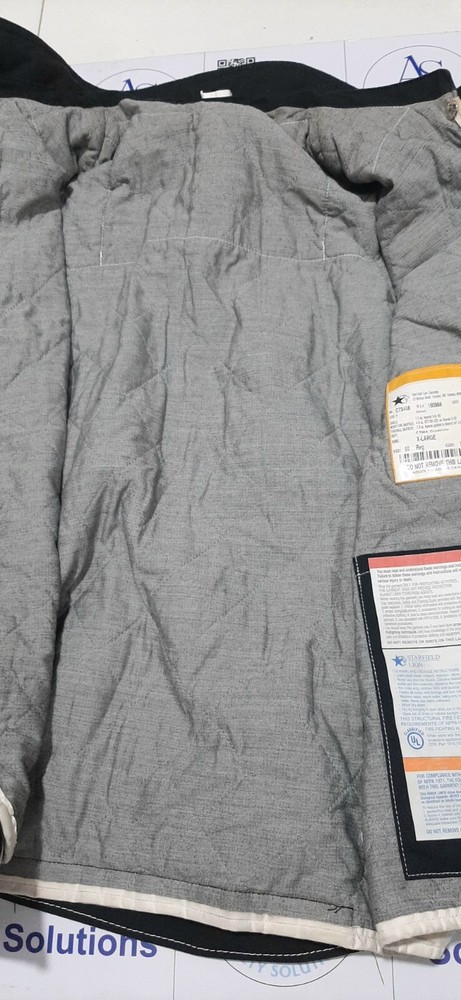 firefighter jacket black NFPA Lion Make