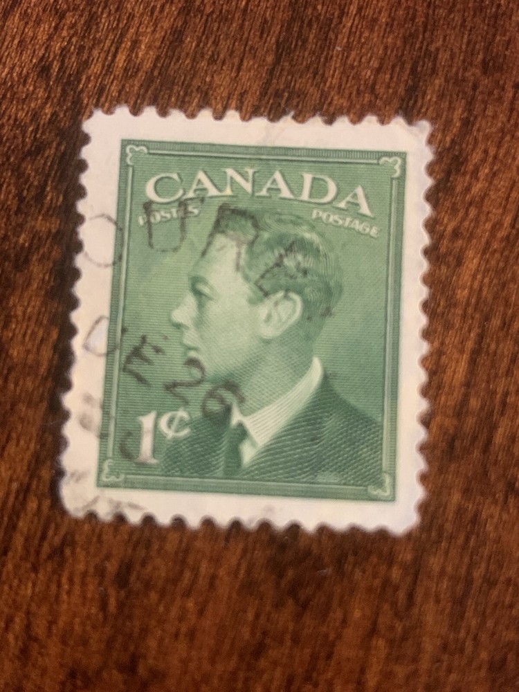 Canada King And Queen 1 Cent, 3 Cent, And 5 Cent Stamps