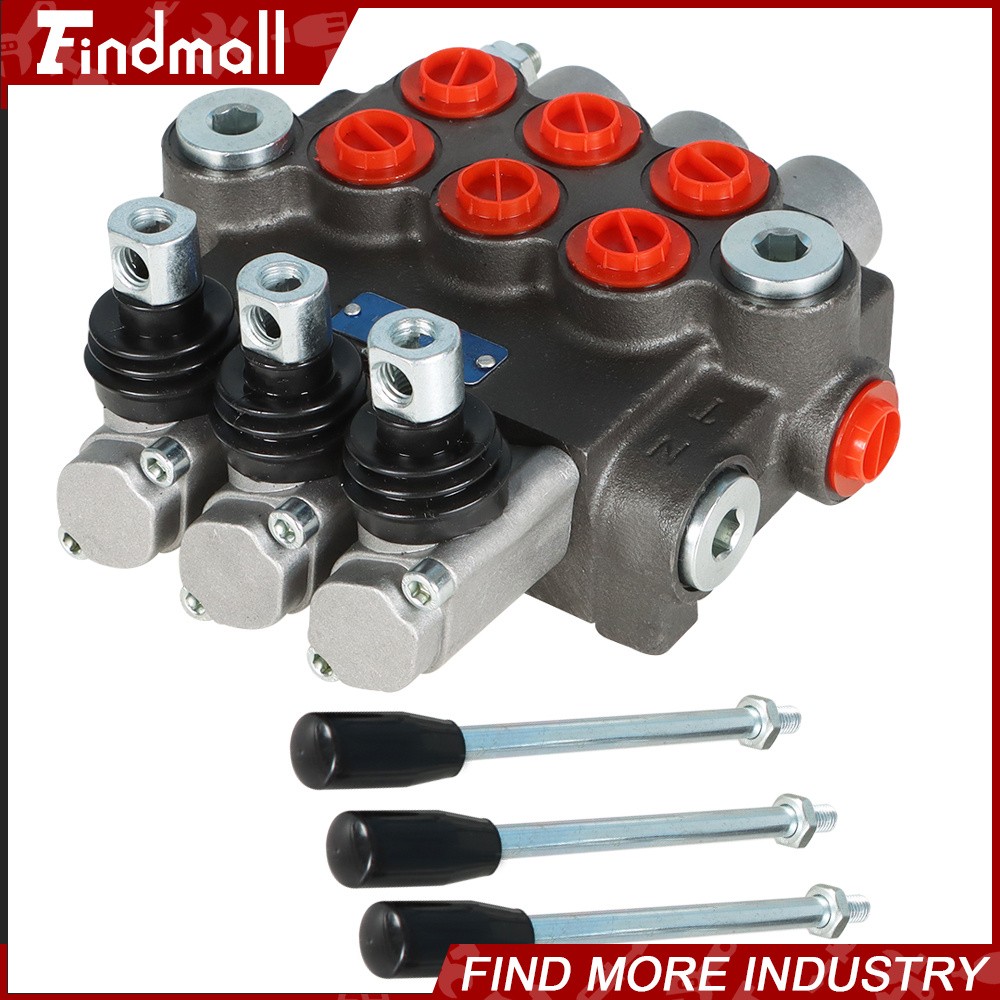 3 Spool 13GPM Hydraulic Directional Control Valve BSPP Interface New