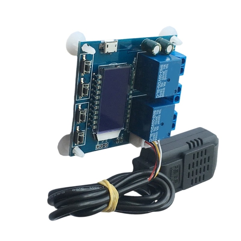 Digital Display Temperature Humidity Control Module -20 to 60℃ 10A Precisions