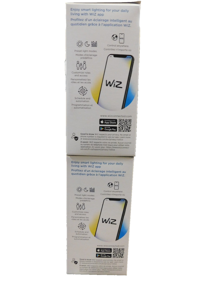 WIZ LED 800lm Warm Cool WiFi Connected Bulbs-6 Count Smart Lighting