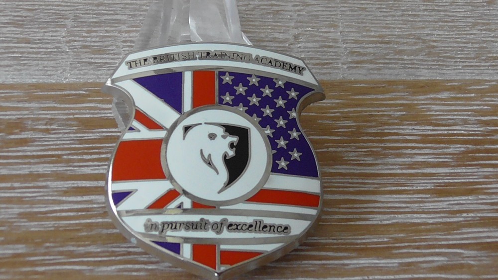The British Training Academy Belt Badge #A94