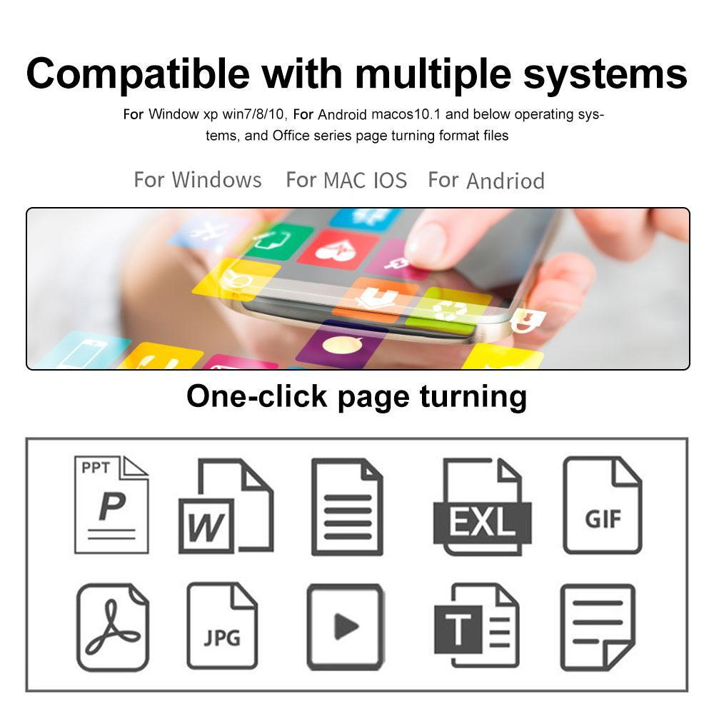 Wireless Presenter Remote Control 2.4GHz USB Projector Page Turning Pen