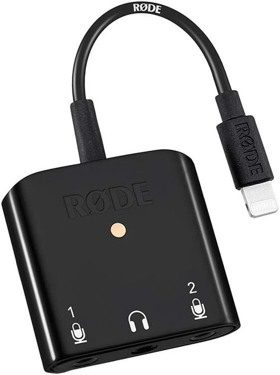 Rode SC6-L Dual TRRS Input Lightning Mobile Interface for Apple iOS Devices New