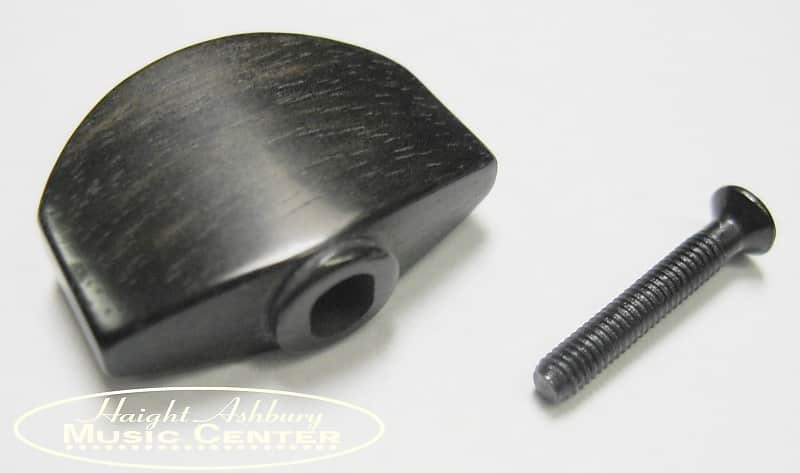 Small Ebony Single Button for Schaller Guitar Tuning Machines