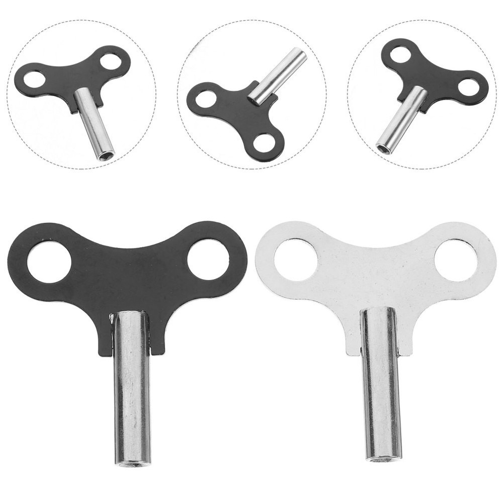 2 Pcs Winding Keys Convenient Clock Winders Practical Repairing Tools