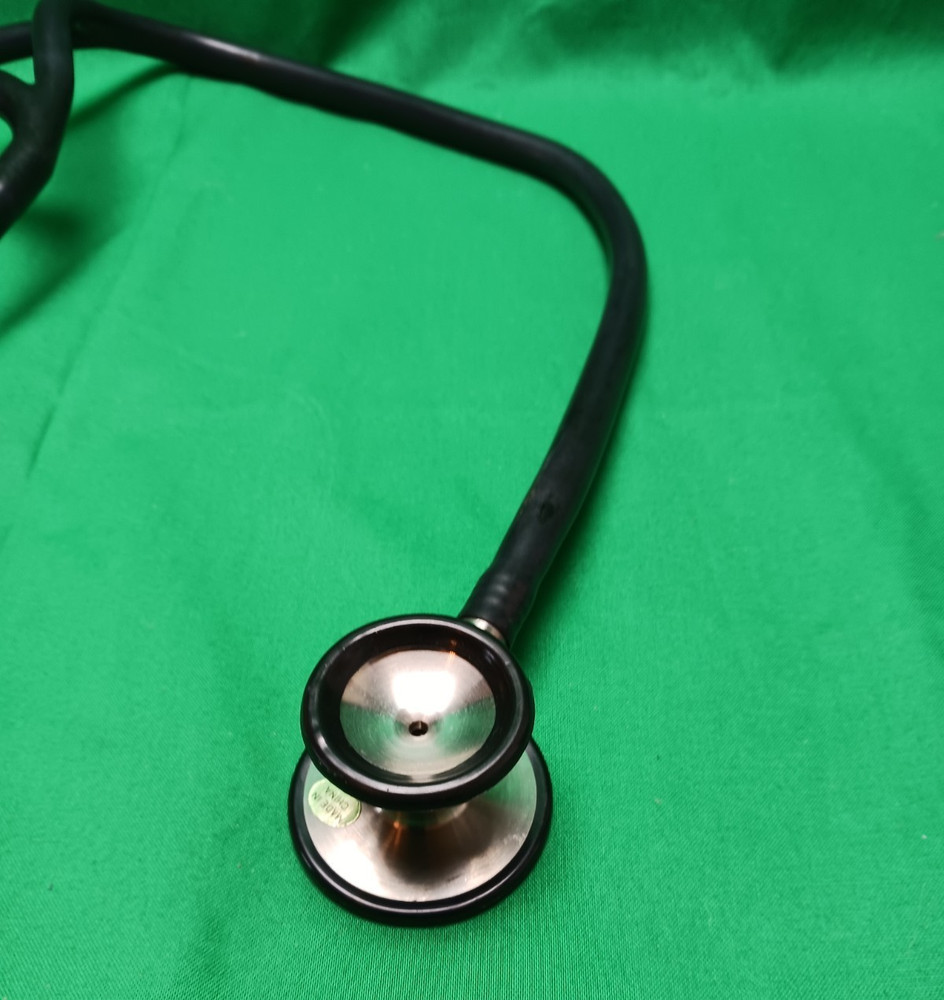 Dual Head Stethoscope Black Unbranded