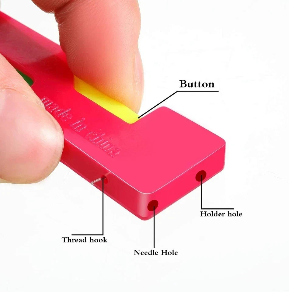 2X AUTOMATIC NEEDLE THREADER THREAD DEVICE EASY STITCH THREAD TOOL SEWING