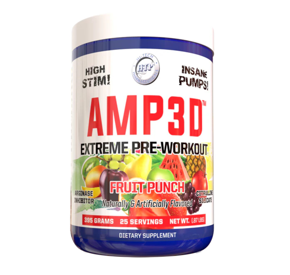 Hi-Tech Amp3d™ Pre-Workout Fruit Punch