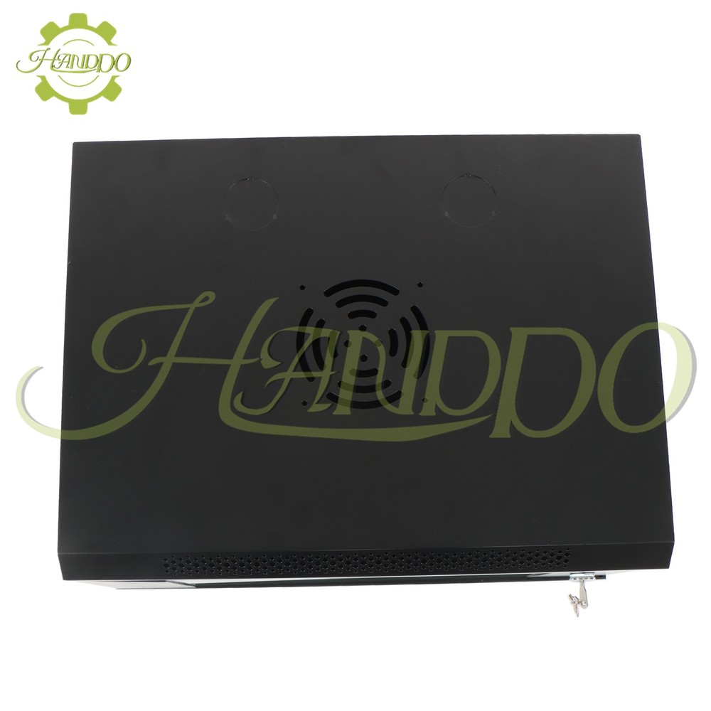 6U Wall Mount IT Data Network Server Rack Cabinet Enclosure 15.5" Depth Black