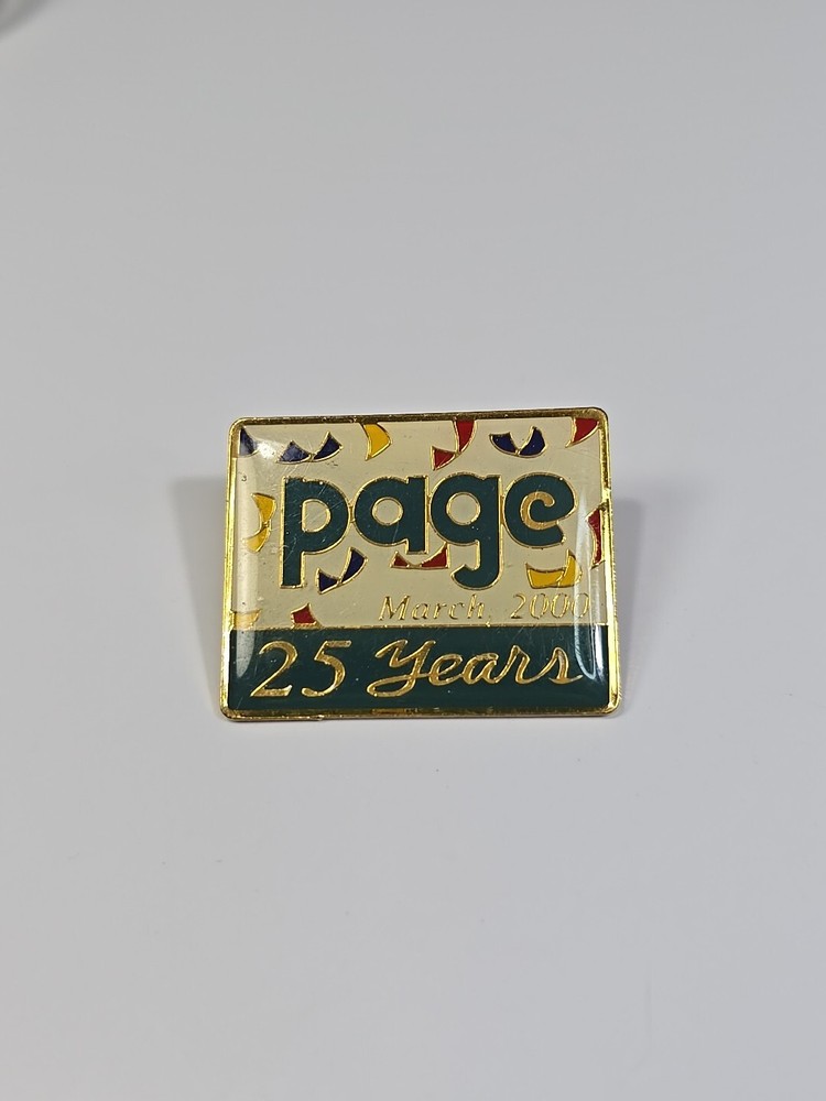 Page March 2000 Lapel Pin